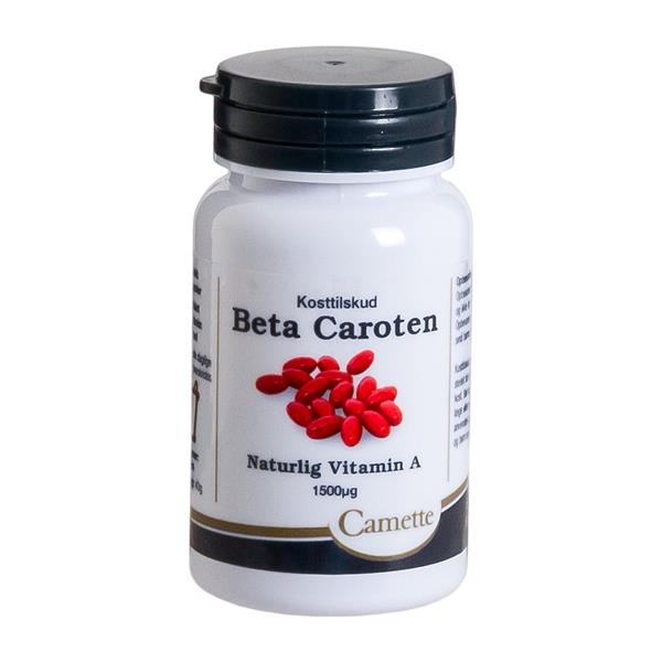 Beta Caroten Camette 100 kapsler